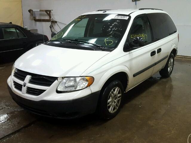 1D4GP25R96B714271 - 2006 DODGE CARAVAN SE WHITE photo 2