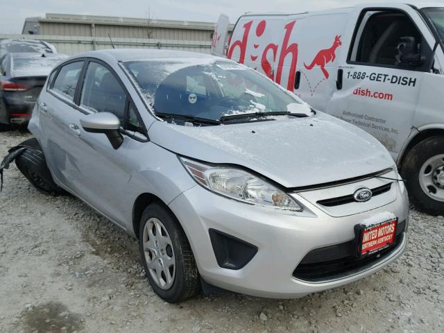 3FADP4EJ8CM180955 - 2012 FORD FIESTA SE SILVER photo 1