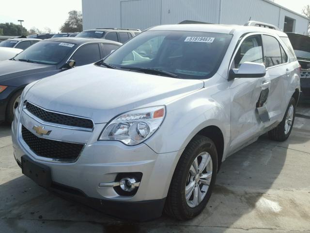 2GNALCEK1F6376155 - 2015 CHEVROLET EQUINOX LT SILVER photo 2