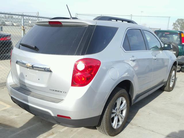 2GNALCEK1F6376155 - 2015 CHEVROLET EQUINOX LT SILVER photo 4