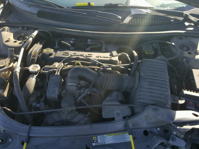 1B3EL46X45N677329 - 2005 DODGE STRATUS SX GRAY photo 7