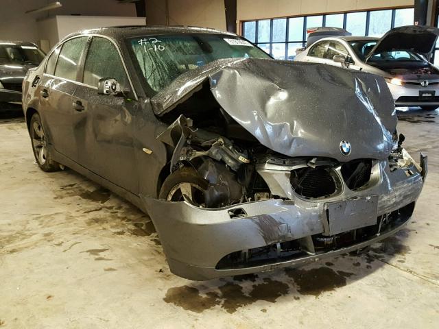 WBANE535X7CW59138 - 2007 BMW 525 I GRAY photo 1