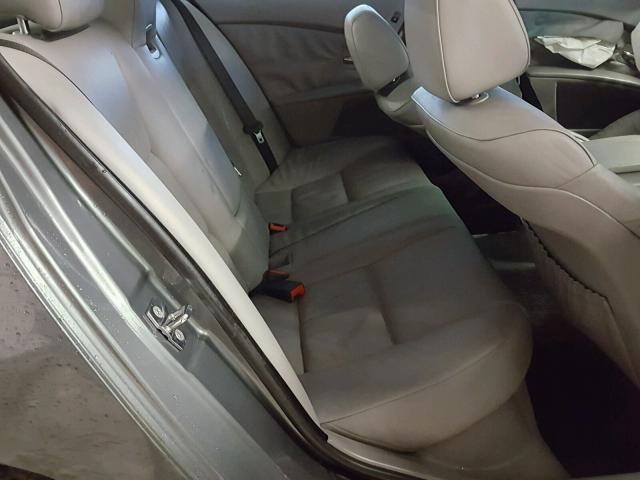 WBANE535X7CW59138 - 2007 BMW 525 I GRAY photo 6