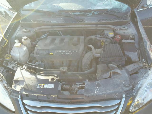 1C3CCBAB7EN210268 - 2014 CHRYSLER 200 LX BLACK photo 7