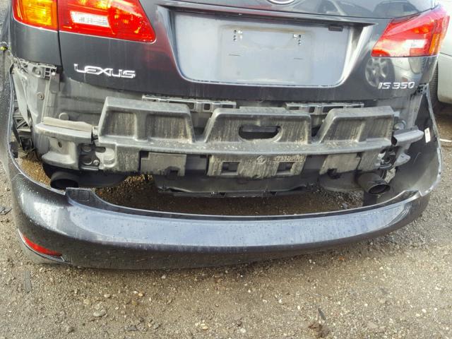 JTHBE262062000445 - 2006 LEXUS IS 350 BLACK photo 9