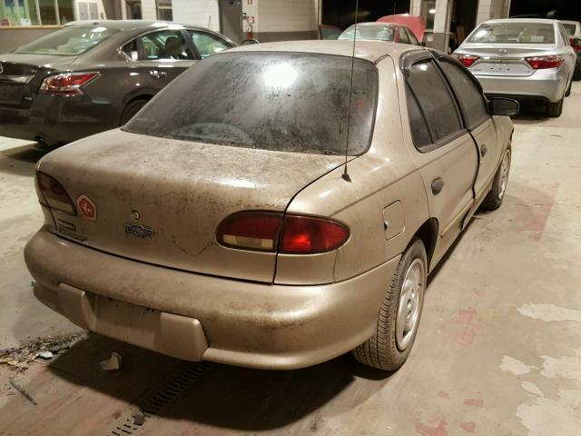 1G1JC5248X7243784 - 1999 CHEVROLET CAVALIER TAN photo 4