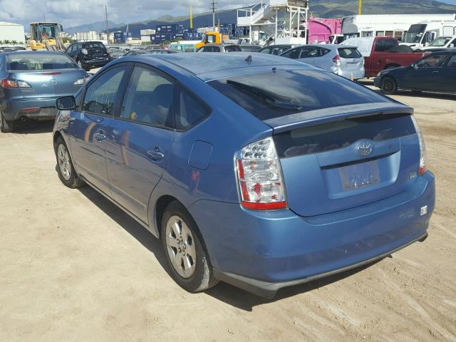 JTDKB20U667500018 - 2006 TOYOTA PRIUS BLUE photo 3