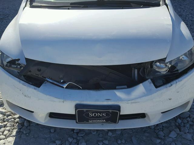 1HGFA16899L012199 - 2009 HONDA CIVIC EX WHITE photo 9