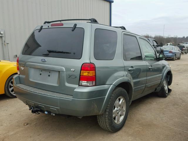 1FMYU94166KD04621 - 2006 FORD ESCAPE LIM GREEN photo 4