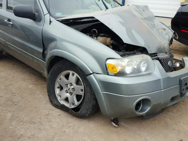 1FMYU94166KD04621 - 2006 FORD ESCAPE LIM GREEN photo 9