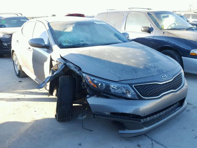 5XXGM4A74FG512681 - 2015 KIA OPTIMA LX GRAY photo 1