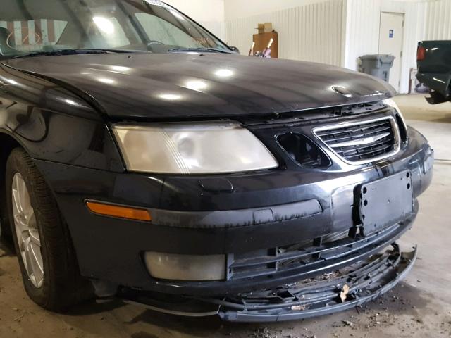 YS3FB49S631027937 - 2003 SAAB 9-3 LINEAR BLACK photo 10