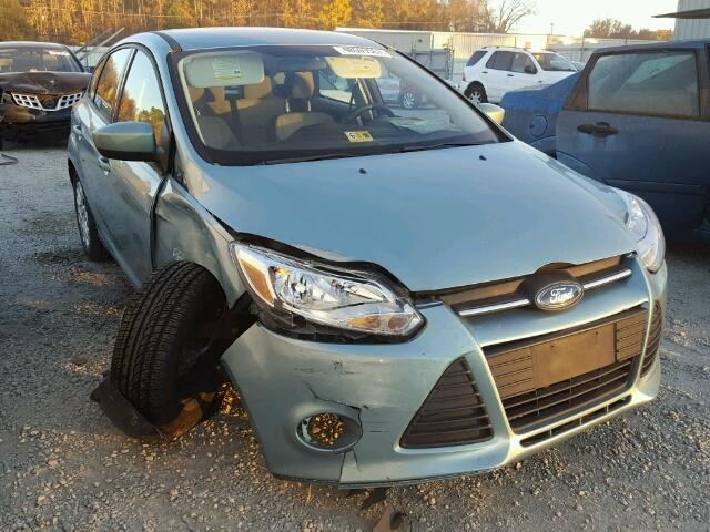 1FAHP3K27CL224261 - 2012 FORD FOCUS SE GREEN photo 1