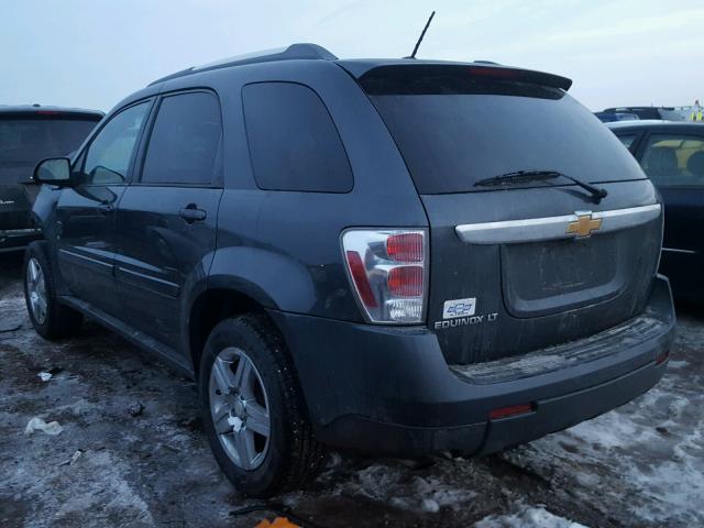 2CNDL33F296208780 - 2009 CHEVROLET EQUINOX LT GRAY photo 3