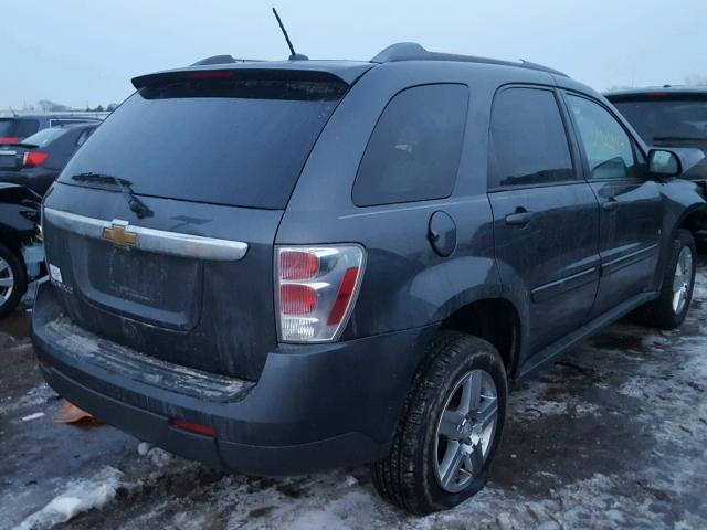 2CNDL33F296208780 - 2009 CHEVROLET EQUINOX LT GRAY photo 4