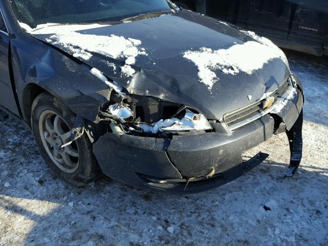 2G1WT58KX81371812 - 2008 CHEVROLET IMPALA LT GRAY photo 9