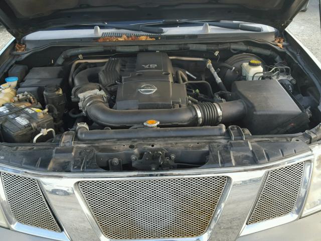 5N1AR18U27C638049 - 2007 NISSAN PATHFINDER GRAY photo 7