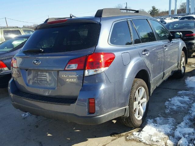 4S4BRBJC7D3255439 - 2013 SUBARU OUTBACK 2. BLUE photo 4