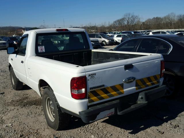 1FTYR10DX7PA03779 - 2007 FORD RANGER WHITE photo 3