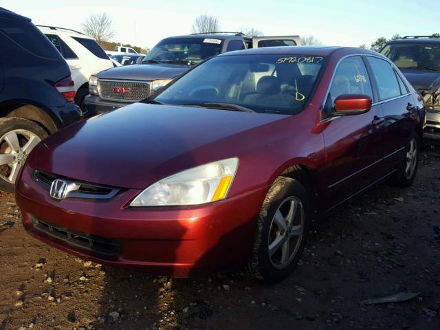 1HGCM566X4A145817 - 2004 HONDA ACCORD EX MAROON photo 2