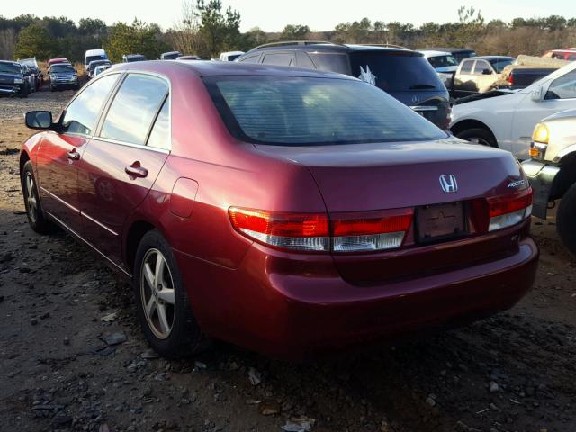 1HGCM566X4A145817 - 2004 HONDA ACCORD EX MAROON photo 3