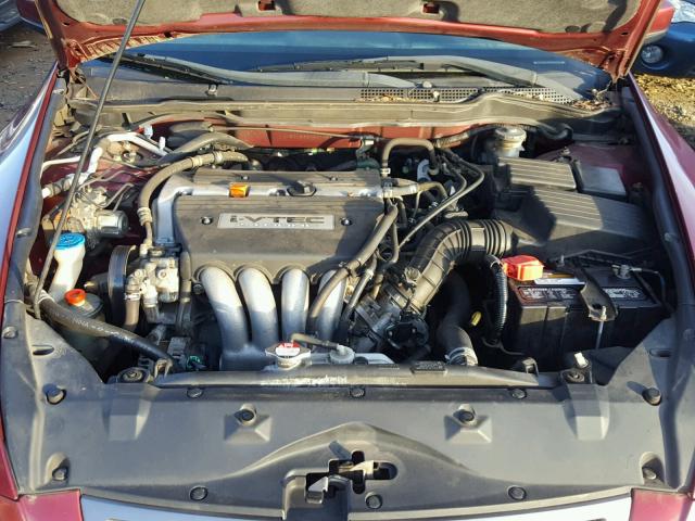 1HGCM566X4A145817 - 2004 HONDA ACCORD EX MAROON photo 7