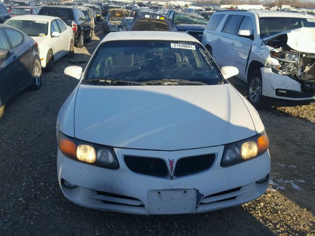 1G2HX52K84U261857 - 2004 PONTIAC BONNEVILLE WHITE photo 9