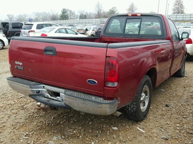 1FTZF1725YKB42119 - 2000 FORD F150 RED photo 4