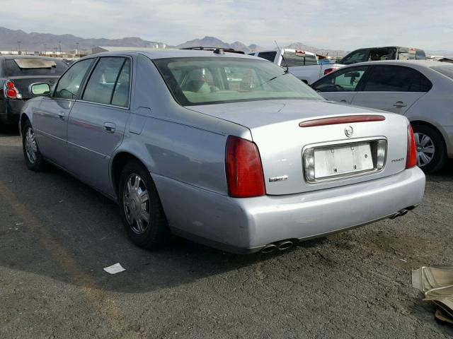 1G6KD54Y24U235415 - 2004 CADILLAC DEVILLE BLUE photo 3