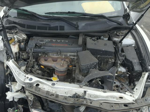 4T4BE46K68R019653 - 2008 TOYOTA CAMRY CE SILVER photo 7