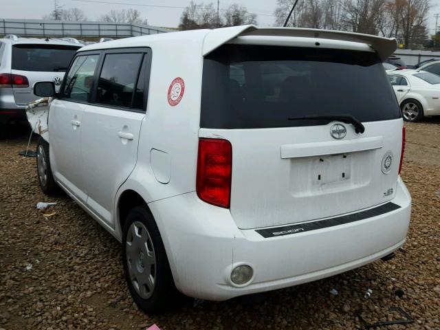 JTLKE50E091083069 - 2009 TOYOTA SCION XB WHITE photo 3