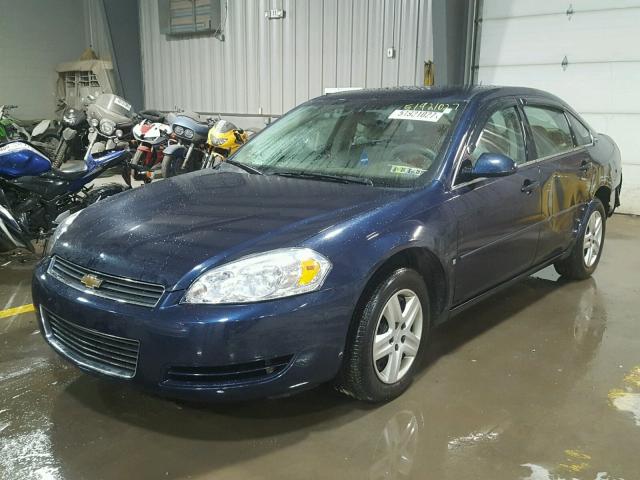 2G1WB58K279181179 - 2007 CHEVROLET IMPALA LS BLUE photo 2