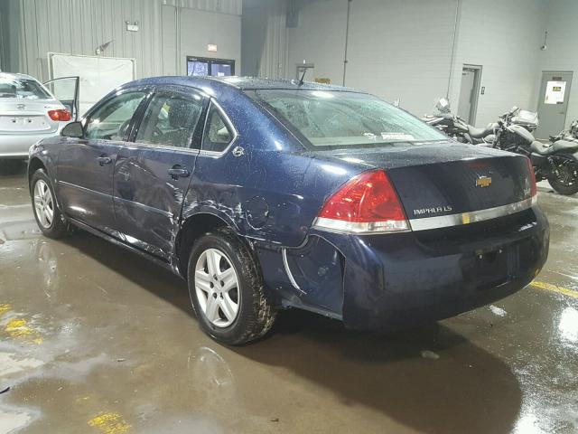 2G1WB58K279181179 - 2007 CHEVROLET IMPALA LS BLUE photo 3