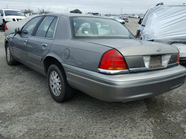 2FAFP74W53X110020 - 2003 FORD CROWN VICT GRAY photo 3