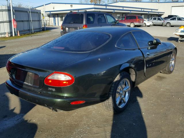 SAJGX5747VC011309 - 1997 JAGUAR XK8 GREEN photo 4