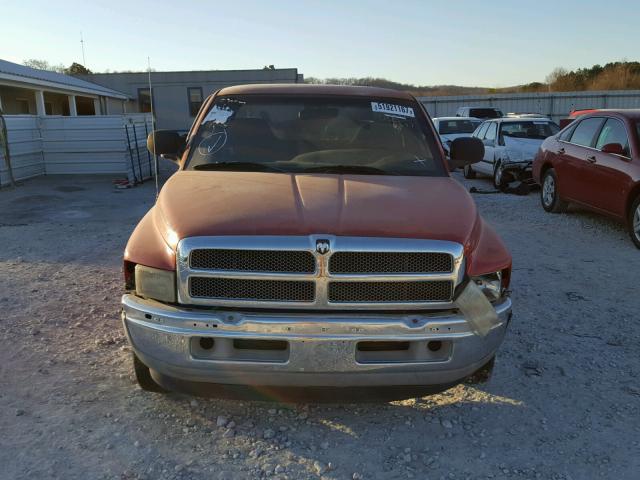 3B7HC13Y31M288516 - 2001 DODGE RAM 1500 RED photo 9