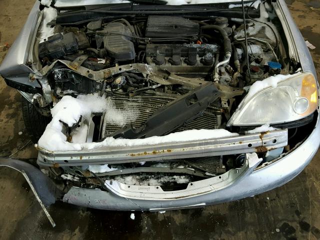 1HGES25721L017854 - 2001 HONDA CIVIC EX ვერცხლისფერი ფოტო 7