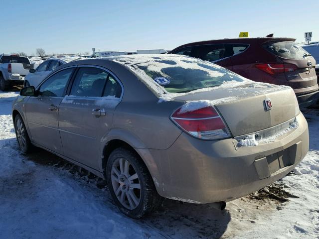 1G8ZS57N98F170389 - 2008 SATURN AURA XE GOLD photo 3