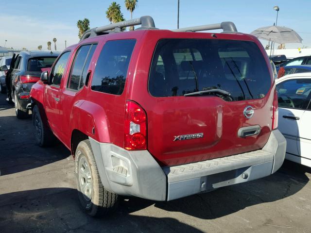 5N1AN08U98C524198 - 2008 NISSAN XTERRA OFF RED photo 3