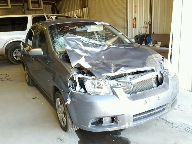 KL1TD56E79B288643 - 2009 CHEVROLET AVEO LS CHARCOAL photo 1