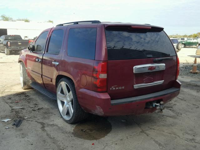 1GNFC13C27R338154 - 2007 CHEVROLET TAHOE C150 MAROON photo 3