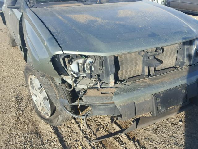 1GNES16S546104749 - 2004 CHEVROLET TRAILBLAZE GREEN photo 9