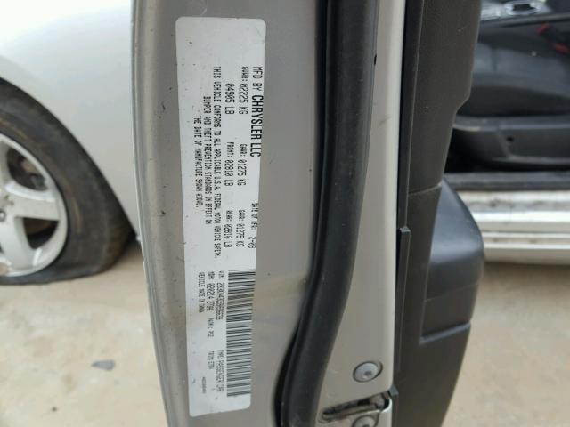 2B3KA43D59H596633 - 2009 DODGE CHARGER SILVER photo 10