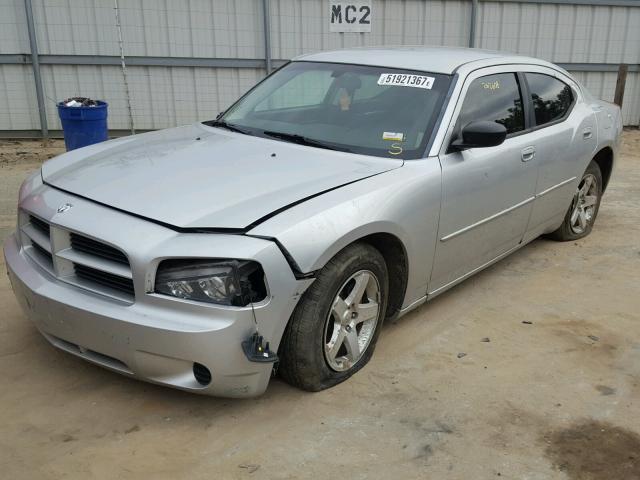 2B3KA43D59H596633 - 2009 DODGE CHARGER SILVER photo 2