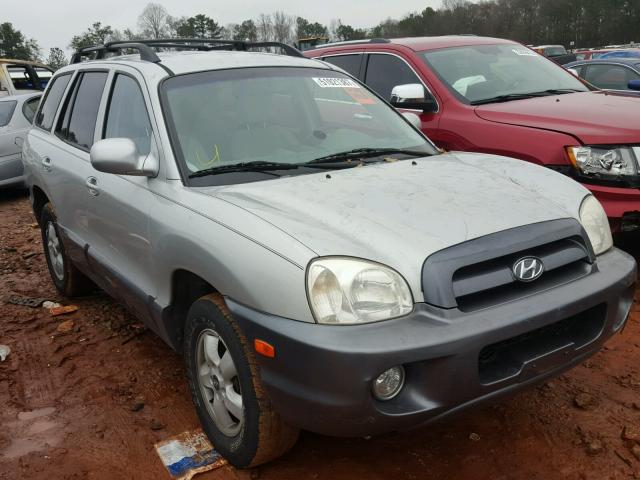 KM8SC13D35U920172 - 2005 HYUNDAI SANTA FE G SILVER photo 1