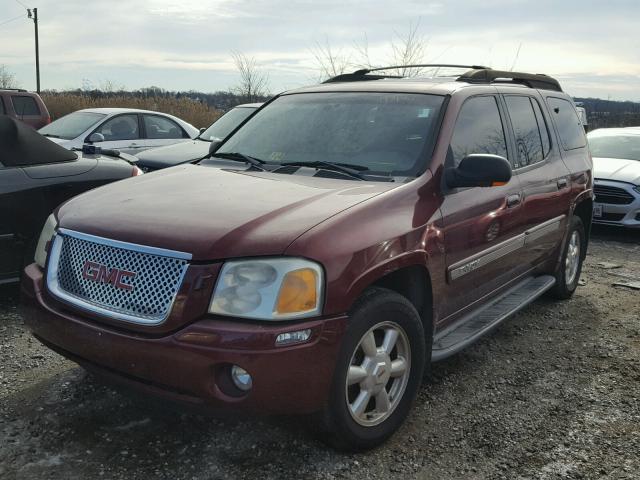 1GKET16S626107280 - 2002 GMC ENVOY XL BURGUNDY photo 2