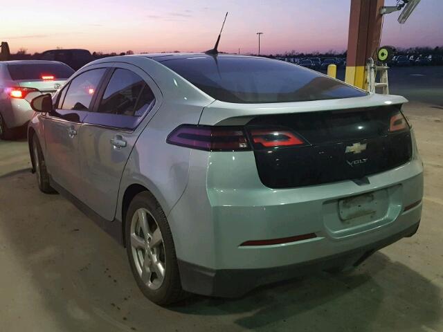 1G1RB6E43CU126679 - 2012 CHEVROLET VOLT SILVER photo 3