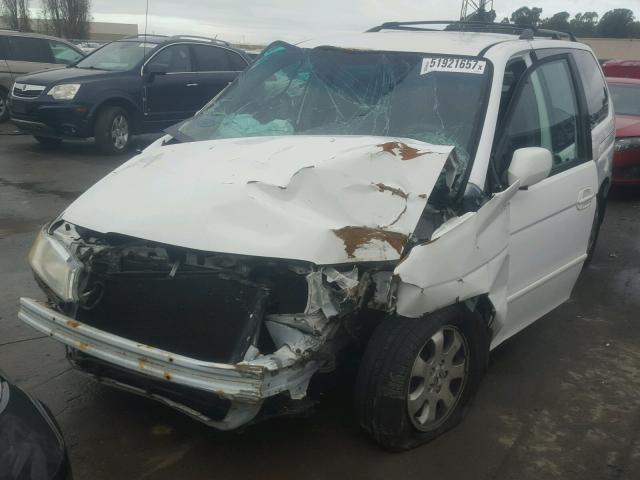 2HKRL18032H576812 - 2002 HONDA ODYSSEY EX WHITE photo 2