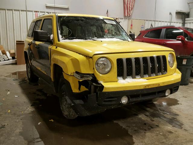 1C4NJPBA0DD246871 - 2013 JEEP PATRIOT SP YELLOW photo 1