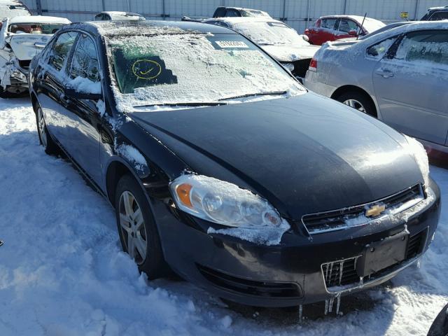 2G1WB55K389140890 - 2008 CHEVROLET IMPALA LS BLACK photo 1